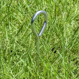 19cm tent peg pins with eyelet