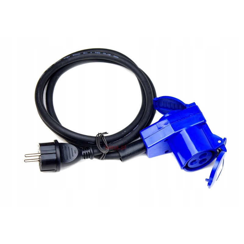 Cee17 socket to plug adapter