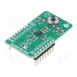 1 pcs x MIKROE - JOYSTICK 2 CLICK - Click board, joystick, GPIO,I2C, PCA9538A,SKRHABE010