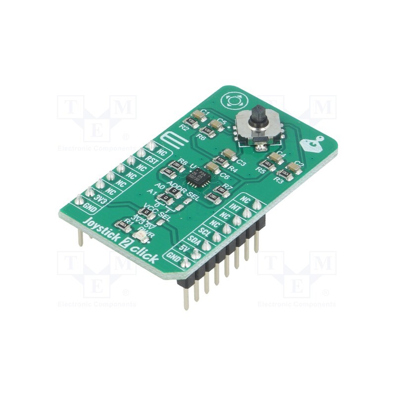 1 pcs x MIKROE - JOYSTICK 2 CLICK - Click board, joystick, GPIO,I2C, PCA9538A,SKRHABE010