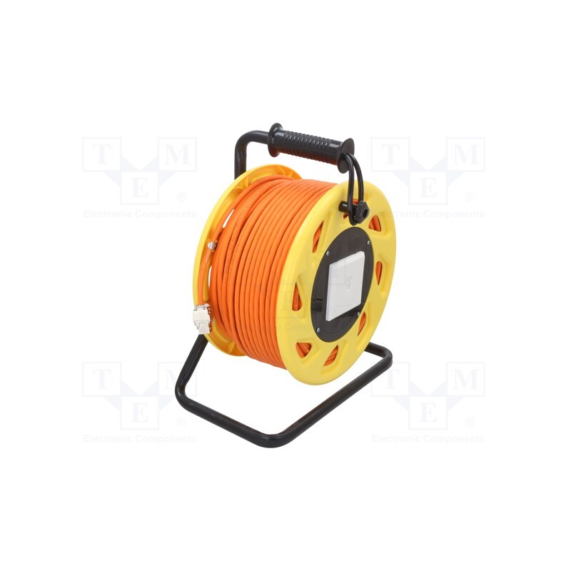 1 rol x LOGILINK - CQ5090S - Wire, S/FTP, 7a, solid, Cu, LSZH, orange, 90m, Øcable: 8.2mm