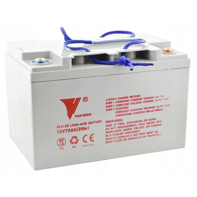 Electric pallet truck battery 75 ah