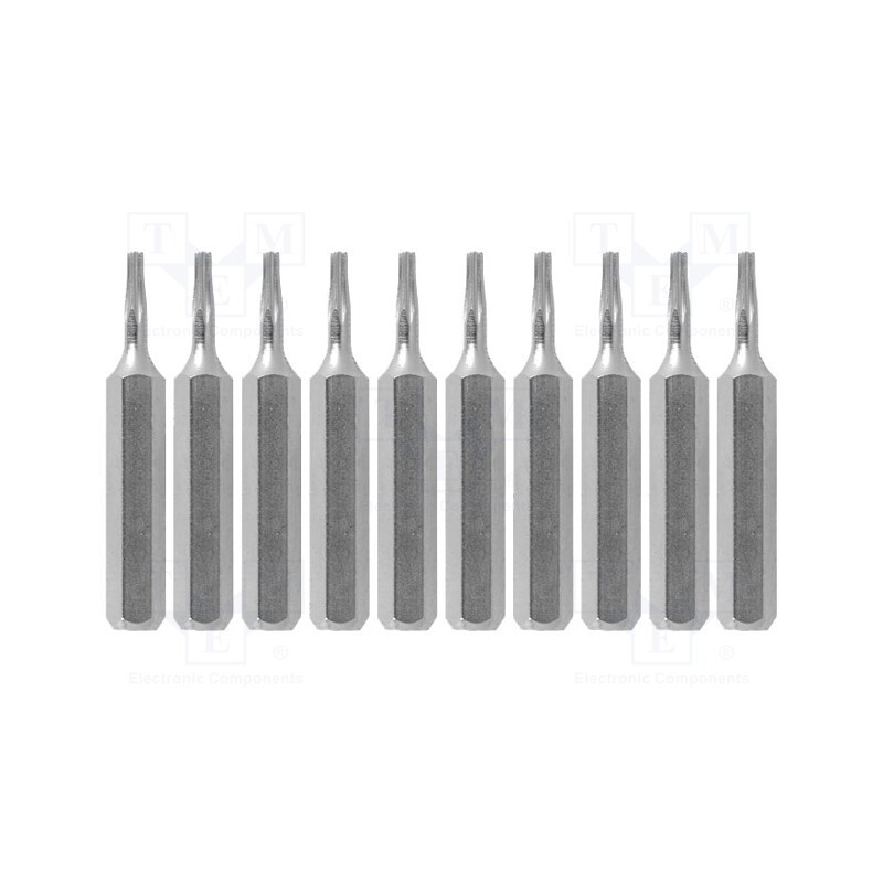 1 set x BERNSTEIN - 6-340-T5 - Screwdriver bit, Torx®, TX05, 10pcs.