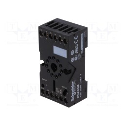 1 pcs x SCHNEIDER ELECTRIC - RUZC3M - Relays accessories: socket, PIN: 11, for DIN rail mounting