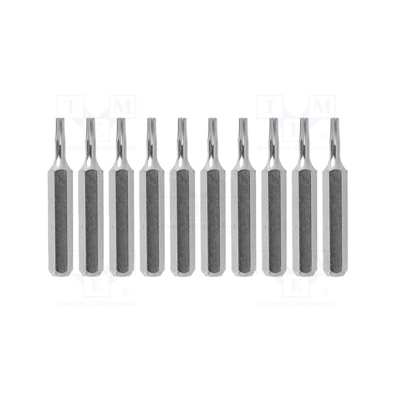 1 set x BERNSTEIN - 6-340-T6 - Screwdriver bit, Torx®, TX06, 10pcs.
