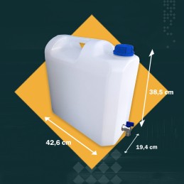 Water container 20l banka canister with tap hq