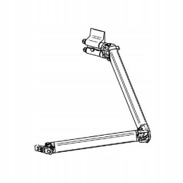 Left arm for Thule 5200 awning from 300 cm camper