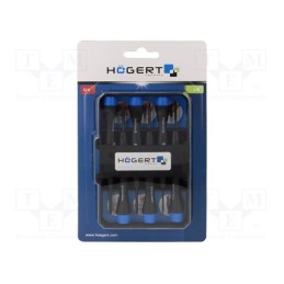 1 set x Hu00d6GERT TECHNIK - HT1S272 - Kit: screwdrivers, precision, Phillips,slot, 6pcs.
