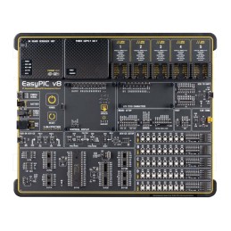 1 pcs x MIKROE - EASYPIC V8 - Dev.kit: Microchip PIC, Fusion v8, Comp: PIC18F47K42