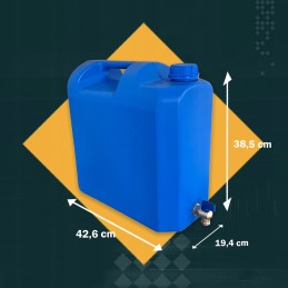 Banka canister water container with tap 20l