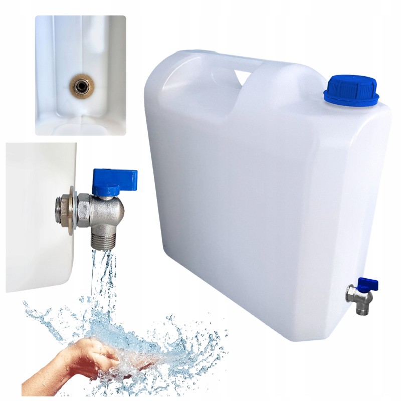 Banka canister water container with tap 20l