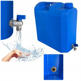 Canister water tank container with tap 20l