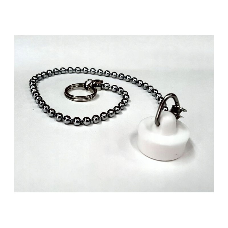 Plug on a chain for drains diameter 19