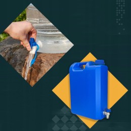 Canister water tank container with tap 10l