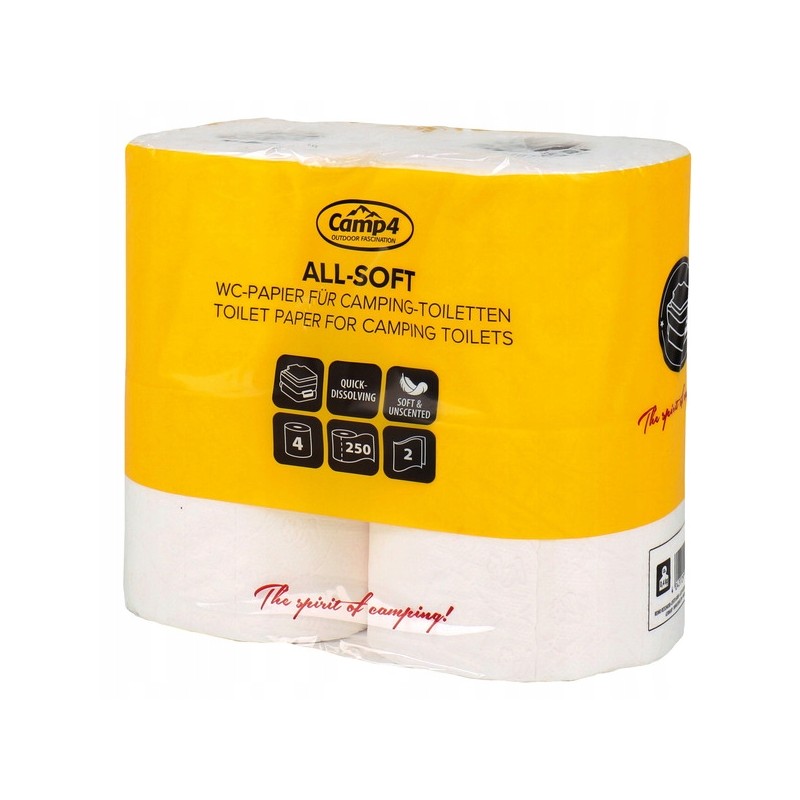 Paper for camping toilets camp4 4 pcs