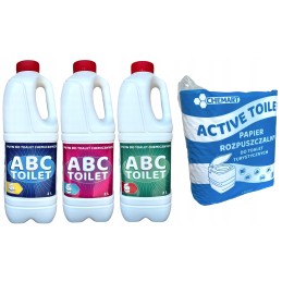 Fluid for tourist toilets, concentrate, 6l, paper
