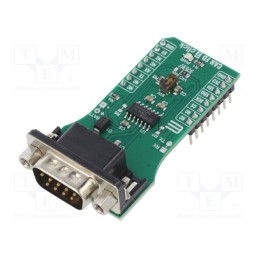 1 pcs x MIKROE - CAN FD 2 CLICK - Click board, transceiver, SPI,UART, TLE9255W, prototype board