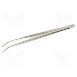 1 pcs x DONAU ELEKTRONIK - PZ8 - Tweezers, 160mm, Blades: elongated,curved, Tipwidth: 1.2mm