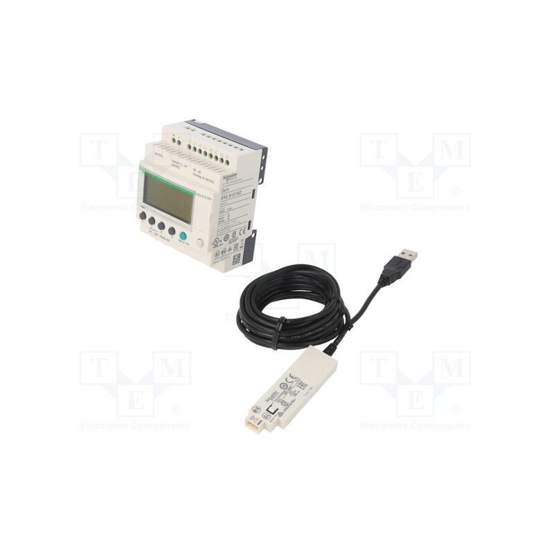 1 pcs x SCHNEIDER ELECTRIC - SR2PACKBD - Starter kit, for DIN rail mounting, Zelio Logic, -20÷40°C, 24VDC