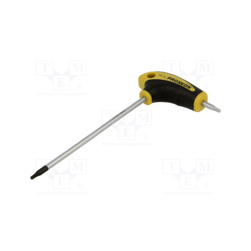 1 pcs x PROXXON - 22444 - Screwdriver, Torx®, TX10, Blade length: 110mm, Overall len: 140mm