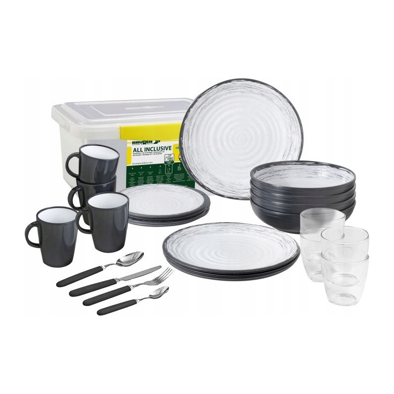 Dinner set for a Brunner caravan