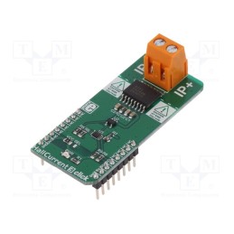 1 pcs x MIKROE - HALL CURRENT 3 CLICK - Click board, ammeter, I2C, MLX91210, prototype board, 3.3VDC,5VDC