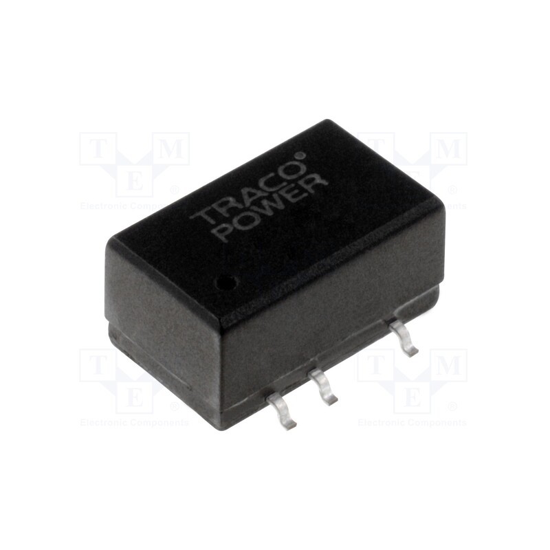 1 pcs x TRACO POWER - TES 1-1223 - Converter: DC/DC, 1W, Uin: 10.8÷13.2V, Uout: 15VDC, Uout2: -15VDC