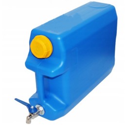 Bank container, water canister with tap, 10 liters