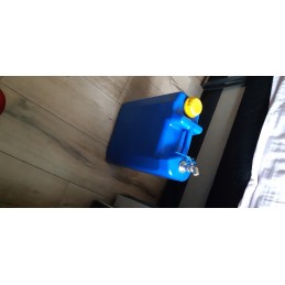 Bank container, water canister with tap, 10 liters