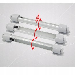 Swivel LED lamp 36 SMD with switch 58 cm 12v 24v