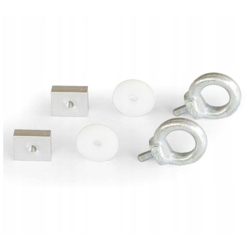 Kit eye fiamma mounting brackets for handles in the camper's garage in the hose