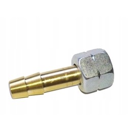 Connector connector, left nut 8mm, hose 9mm