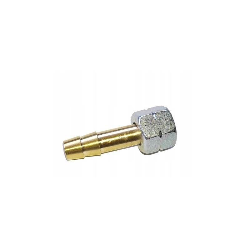 Connector connector, left nut 8mm, hose 9mm