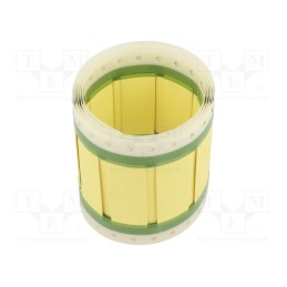 1 pcs x TE Connectivity - D15532-000 - Heat shrink markers, 50mm, yellow, Shrinking ratio: 2: 1