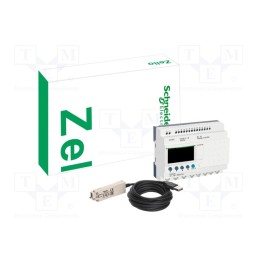 1 pcs x SCHNEIDER ELECTRIC - SR3PACK2BD - Starter kit, for DIN rail mounting, Zelio Logic, -20÷40°C, 24VDC