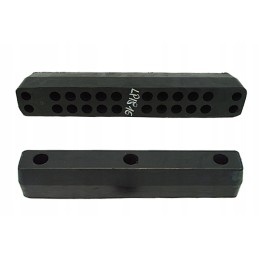 Rubber access bumper cushion cushion 44 5x7x8cm for trailer semi-trailer