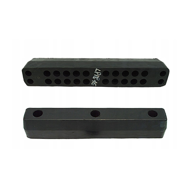 Rubber access bumper cushion cushion 44 5x7x8cm for trailer semi-trailer