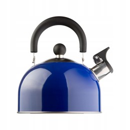 Tourist kettle with whistle, blue, 2l