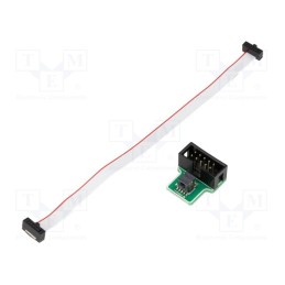 1 pcs x MIKROE - 50-100MIL ADAPTER - Connection cable, cortex debug,IDC10 x2