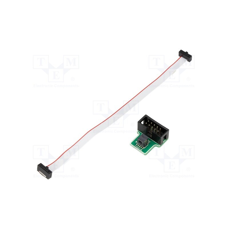 1 pcs x MIKROE - 50-100MIL ADAPTER - Connection cable, cortex debug,IDC10 x2