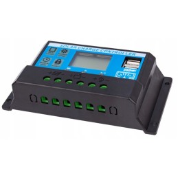 Efficient solar pwm controller usb 12 24v 30