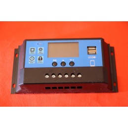 Photovoltaic controller pwm 12 24v 30a 2xusb 30 a