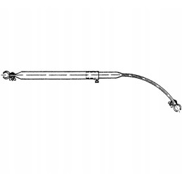 Frame tube for the vestibule oe 22mm 80 115cm