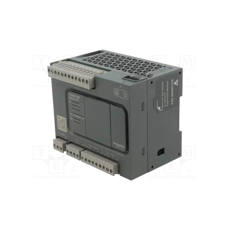 1 pcs x SCHNEIDER ELECTRIC - TM200C16R - Module: PLC programmable controller, OUT: 7, IN: 9, IP20, OUT: relay