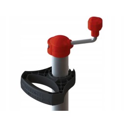 Alco maneuvering handle for support wheel 48mm black