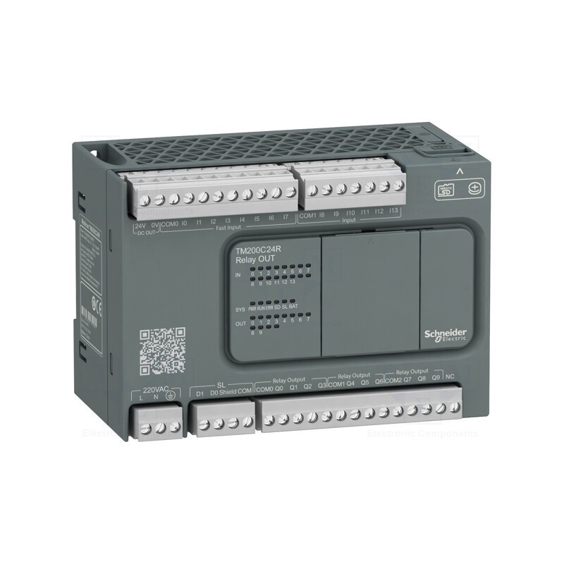 1 pcs x SCHNEIDER ELECTRIC - TM200C24R - Module: PLC programmable controller, OUT: 10, IN: 14, IP20