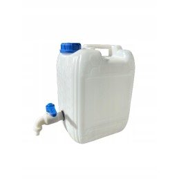 Water container with plastic tap, 10 liters