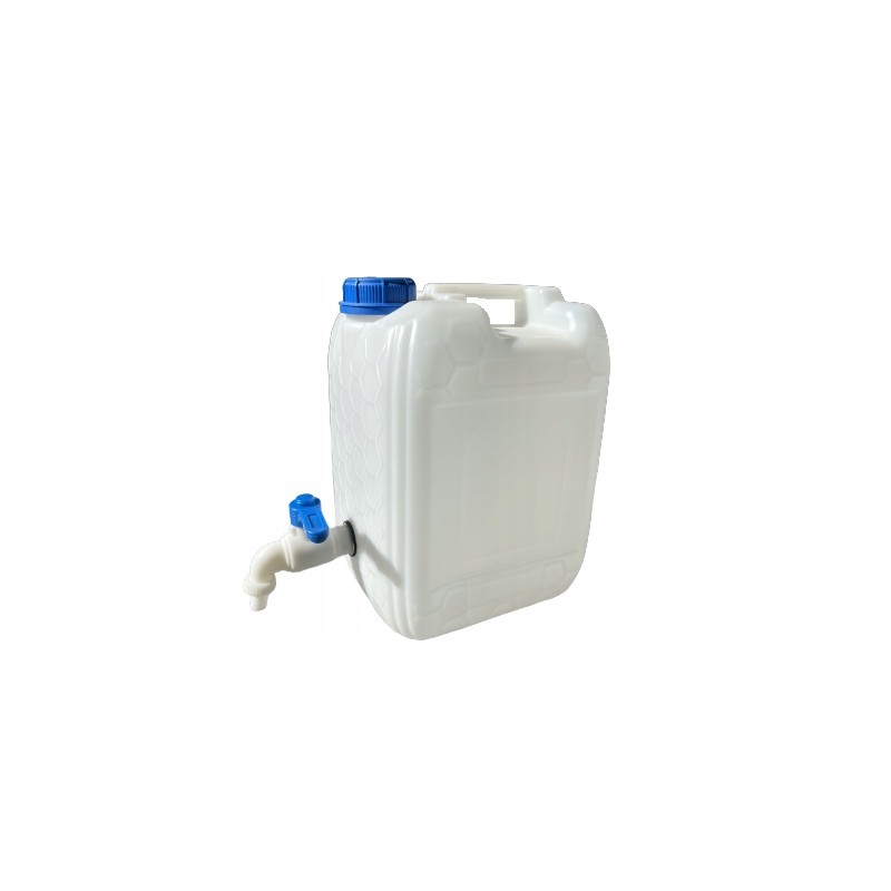 Water container with plastic tap, 10 liters