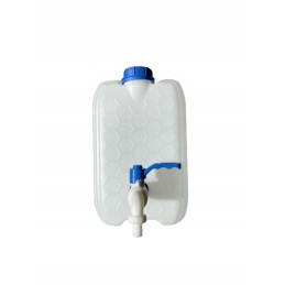 Water container with plastic tap, 10 liters