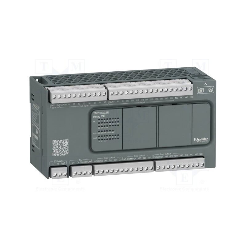 1 pcs x SCHNEIDER ELECTRIC - TM200C32R - Module: PLC programmable controller, OUT: 12, IN: 20, IP20